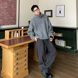 【网15】2026男士高领毛衣冬季加厚针织衫A079-A837-P52图片