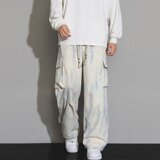 新复古做休闲裤男士潮牌垂感A079-K20-P43【网络图1】4-8XL元，男装休闲裤，电商A079