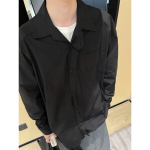 【256】2025宽松长袖外套潮流休闲百搭白衬衣A079-CS209-P34