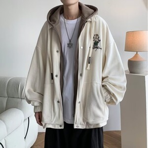 男士外套春秋假两件休闲夹克A079-DS02-P75【网络图1】4-8XL元图片