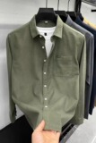 【132】灯芯绒工装长袖衬衫男春秋冬季新款A079-CS382-P34，男装衬衫，电商A079