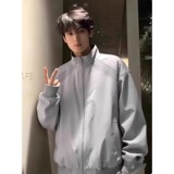 [001]飞行夹克男款痞帅高级感棒球服短款立领外套A079-8369-P56，男装夹克，电商A079