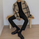 【网59】25男士开衫针织衫秋冬季新款潮流外套A079-707-P42，男装针织衫/毛衣，电商A079