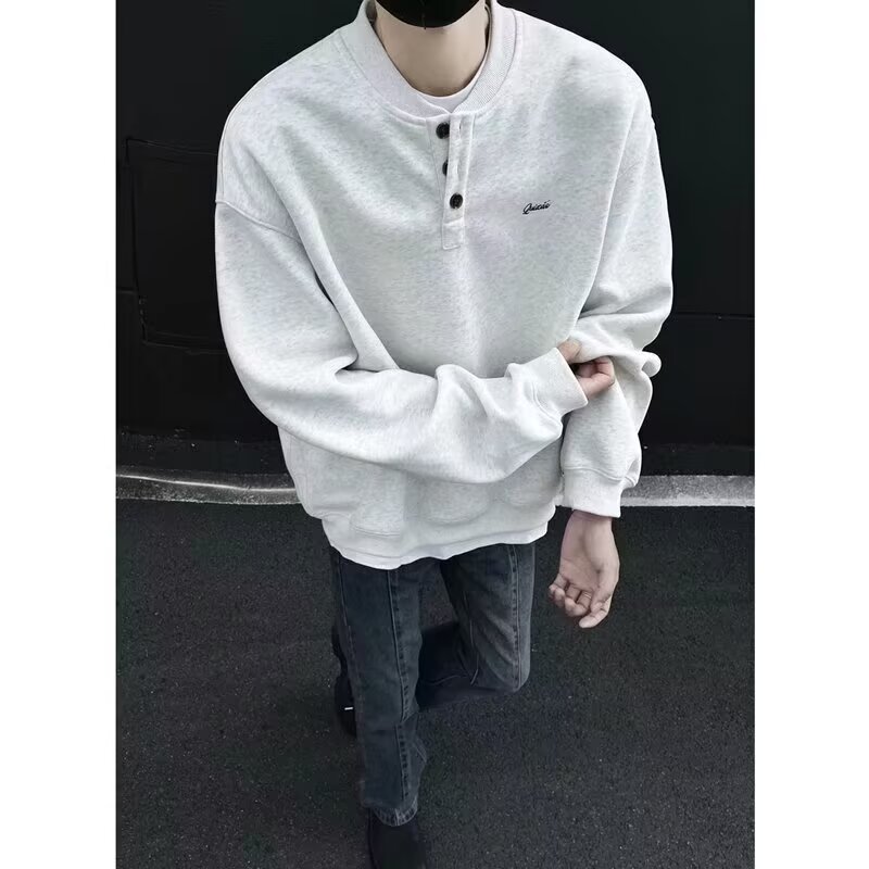 【190】套头卫衣男女秋冬季简约款休闲长袖上衣A079-W18-P30,男装卫衣,电商A079
