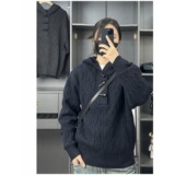 【网81针织衫秋季北极绒毛A079-GT38-P74，男装针织衫/毛衣，电商A079