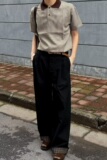 夏季男士高级感撞色千鸟格翻领polo衫短袖商务休闲时尚百搭T恤，男装T恤，电商A079