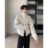 【77】休闲皮立领垫肩机车服夹克男装A079-PJK48-P64，男装夹克，电商A079