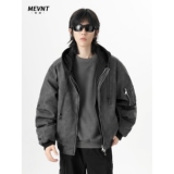 【网159】冬季假两件皮衣外套男夹棉棉服A079-K704-P70，男装皮衣，电商A079