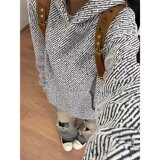 [004]满天星连帽卫衣男新款斑马纹外套A079-W3382-P38，女装短外套，电商A079