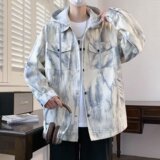 外套男孩扎染夹克15岁帅气大A079-Y62-P62【网络图1】4-8XL元，男装夹克，电商A079
