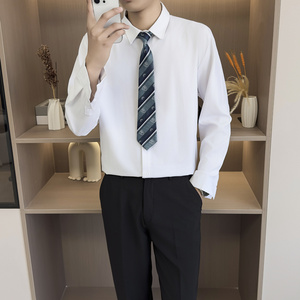 [006]黑衬衫男商务正装抗皱易打理衬衣垂感工作服 A079-CY32-P35图片