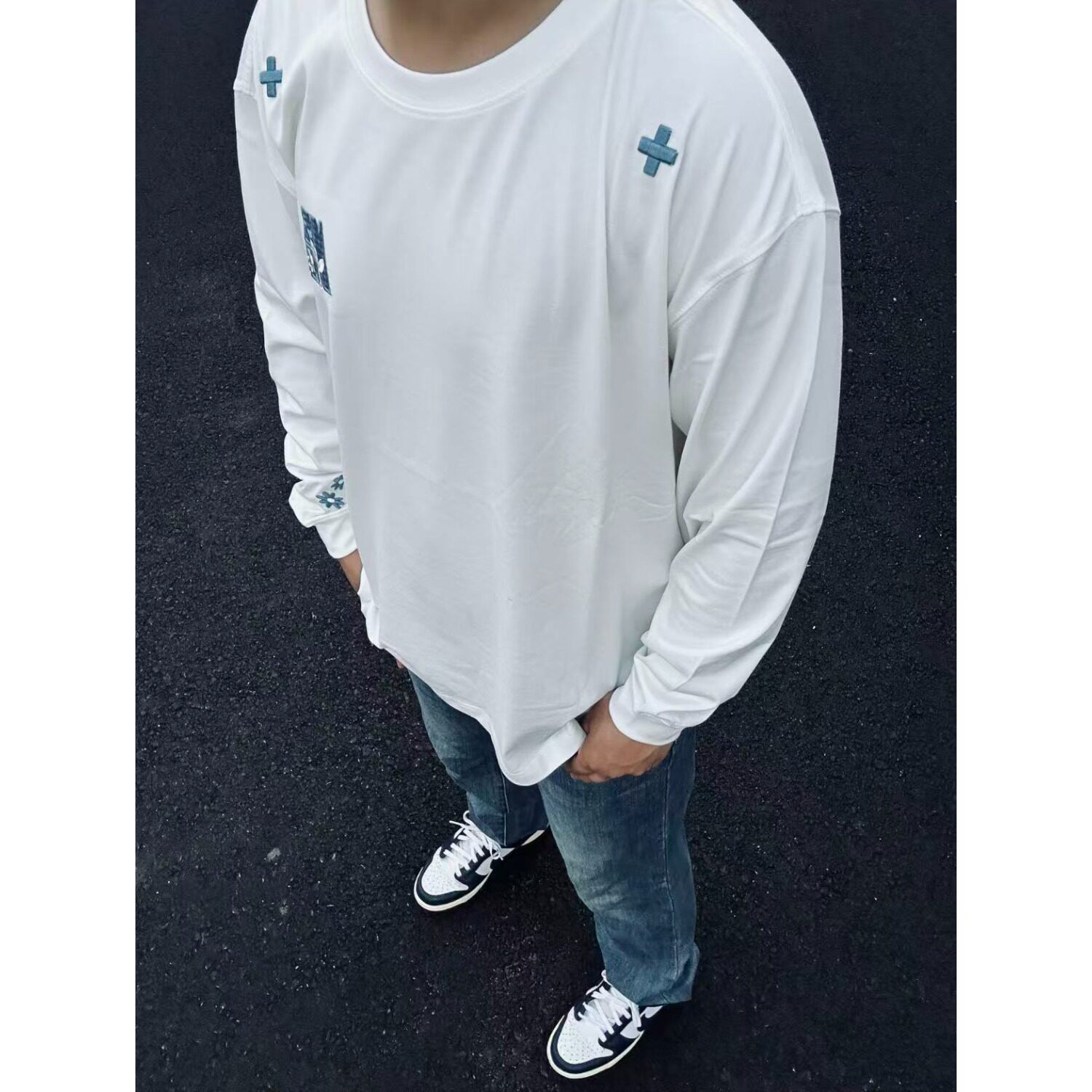 【网29】束口长袖-纯棉-刺绣A079-1091-37,男装卫衣,电商A079