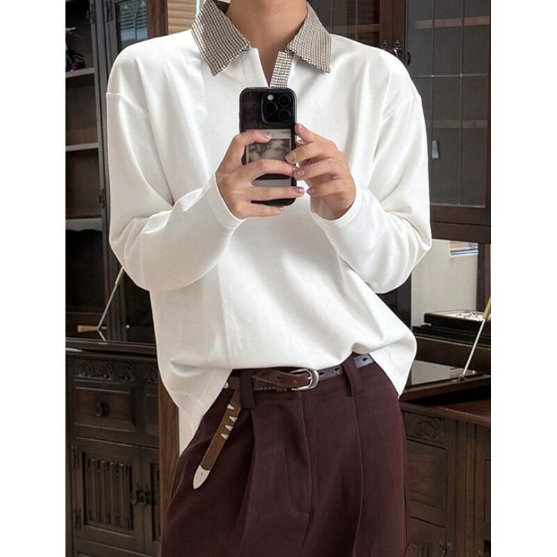 [012]]POLO领卫衣男宽松运动休闲翻领外套男装A079-A33-P37，男装Polo衫，电商A079