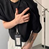 [003]正肩解构短袖男百搭t恤拼接透气上衣A079-D903-P24，男装T恤，电商A079