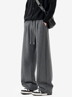 [002]卫裤男美式痞帅纯色休闲裤运动裤A079-C3126-P39