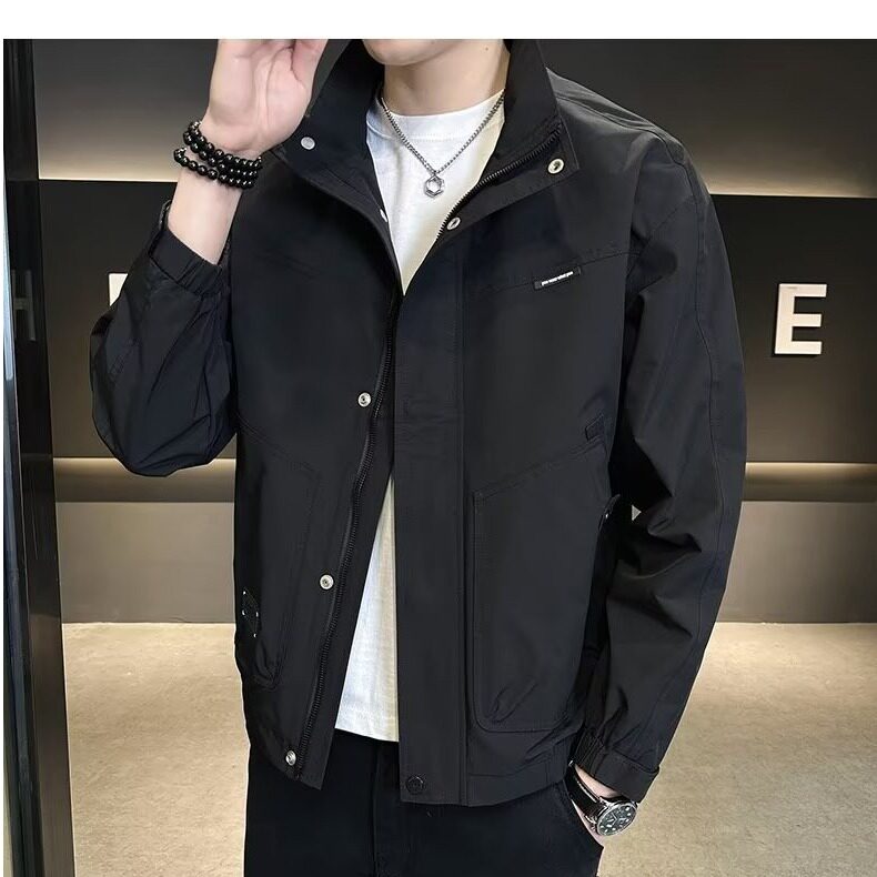 【238】立领休闲男夹克潮流装潮牌男外套A079-JK13-P64,男装夹克,电商A079