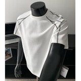 003][003]短袖T恤男宽松圆领半袖休闲潮体恤A079-T1109-P27，男装T恤，电商A079