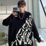【网108】拼色冬季毛衣男士针织衫A079-7116-P41，男装针织衫/毛衣，电商A079