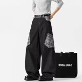 【96】5时尚牛仔裤日系流行简约百搭A079-K8390-P49，男装牛仔裤，电商A079