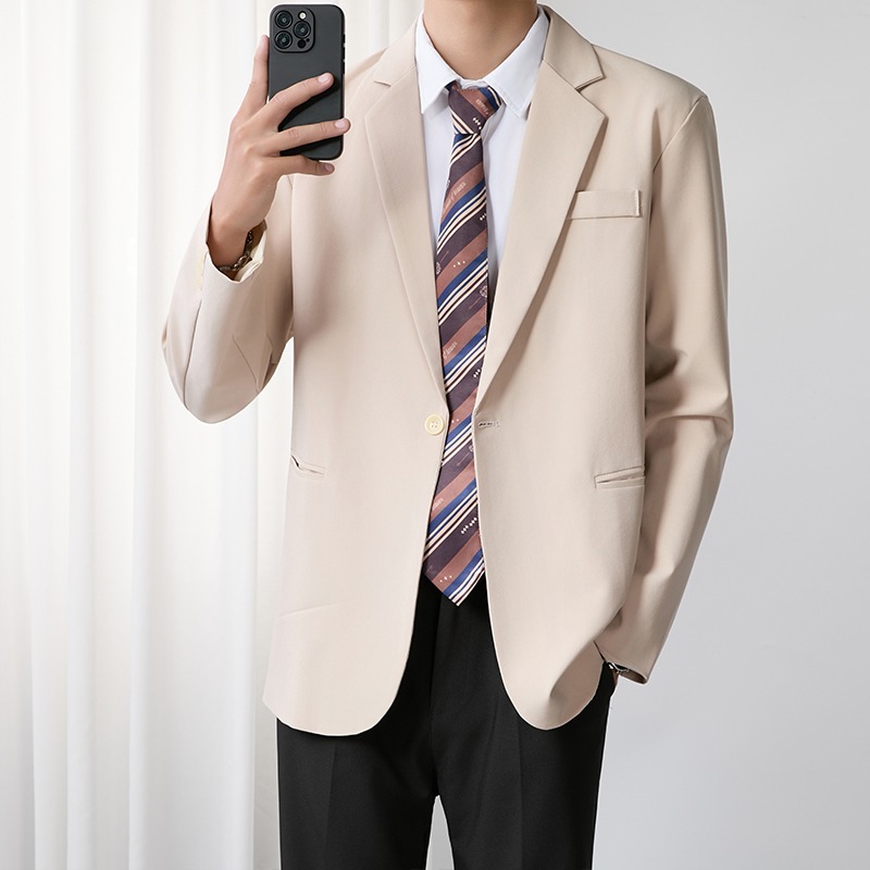 【网45】XX2025小西装男士外套春秋季韩版潮流A079-W09-P55，男装西服套装，电商A079