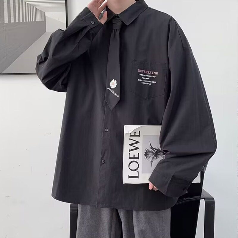 【9】春秋季上衣新款日系长袖衬衫男A079-CS2222-P36,男装衬衫,电商A079
