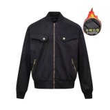 【77】装夹克男秋冬季做旧宽松外套机车棒球服夹棉A079-JK96-P88，男装夹克，电商A079