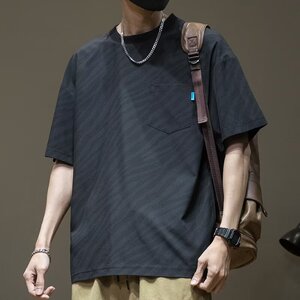 [003]圆领短袖T恤男薄款凉感半袖体恤大码男装上衣A079-T280-P30图片