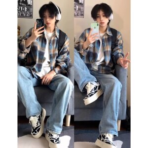 【网108】情侣装衬衣外套A079-1403-P35图片