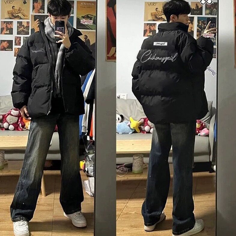 【网1271】新款棉衣外套男生棉袄面包情侣潮A079-M272-P65,男装棉衣,电商A079