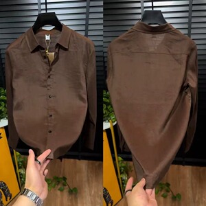 【网14】男士新品长袖衬衫A079-RS128-P34图片
