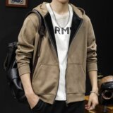 拉链开衫卫衣男连帽秋冬男款A079-W03-P55【网络图1】4-8XL元，男装卫衣，电商A079