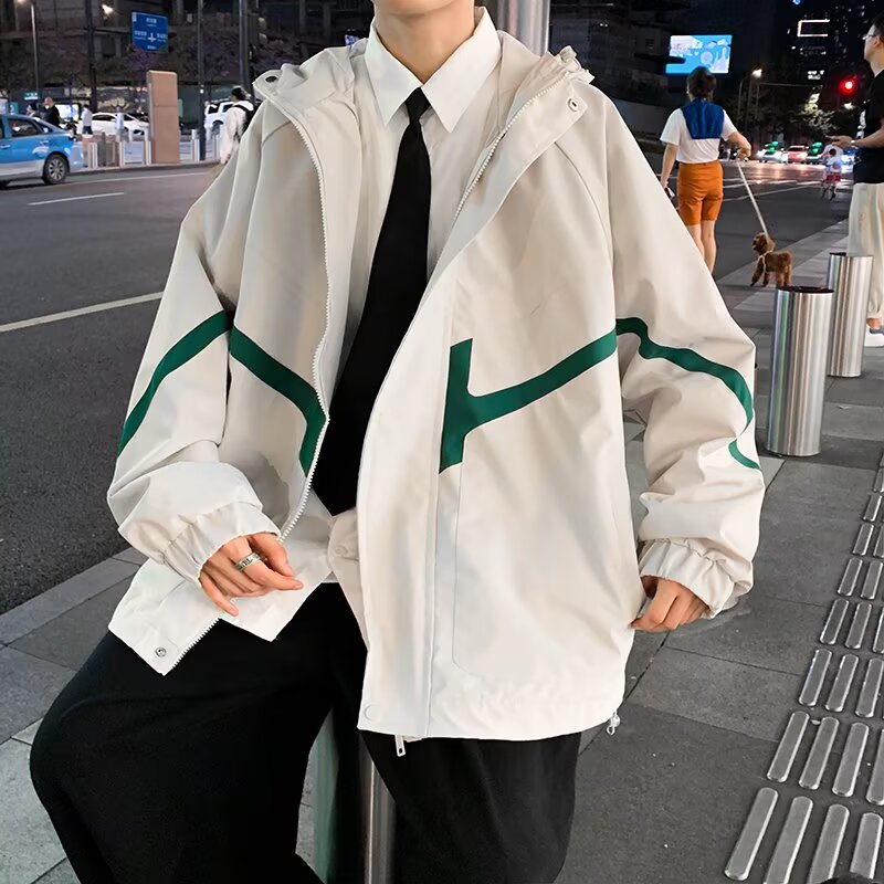 【网115】百搭文艺复合小牛津冲锋衣A079-274-P56,男装夹克,电商A079