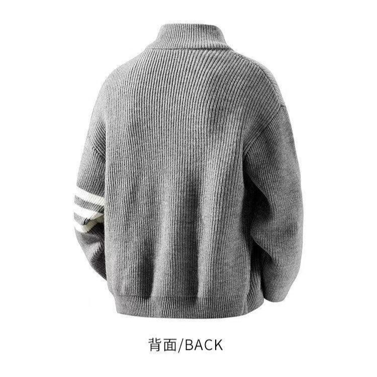 2026新款开衫针织衫质高级感外套男装A079-YM100-P48【网络图2】,男装针织衫/毛衣,电商A079