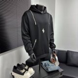 【网59】百搭外套连帽卫衣男秋冬A079-611-P47，女装短外套，电商A079