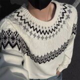 【300】提花圆领针织衫男宽松情侣休闲打底毛衣A079-M9070-P56，男装T恤，电商A079