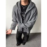 【网41】连帽毛衣男秋冬针织开衫外套潮A079-M5802--P75，男装针织衫/毛衣，电商A079