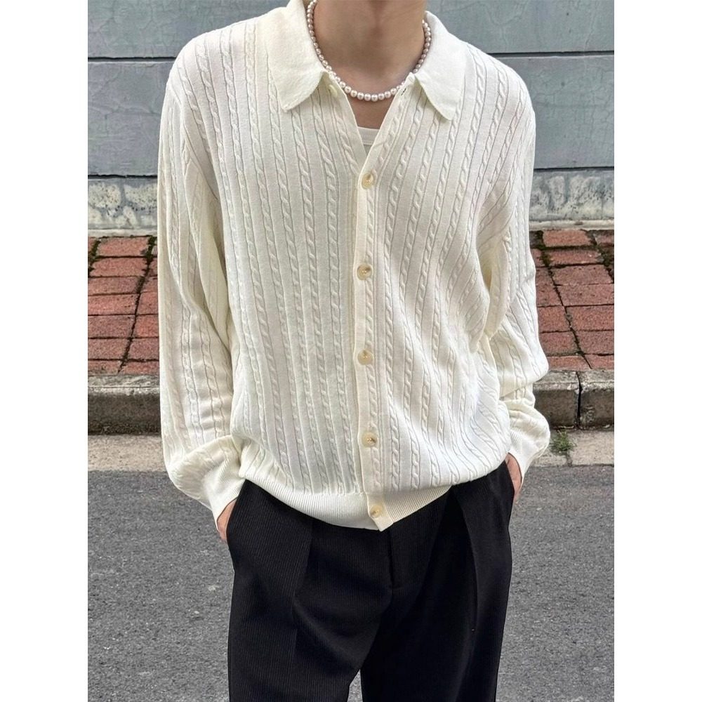 【网13】北极绒开衫毛衣A079-M5118-P57，男装针织衫/毛衣，电商A079