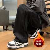 【241】25秋冬新款加绒裤子男动直筒休闲长裤A079-K1620-P34特价，男装卫衣，电商A079