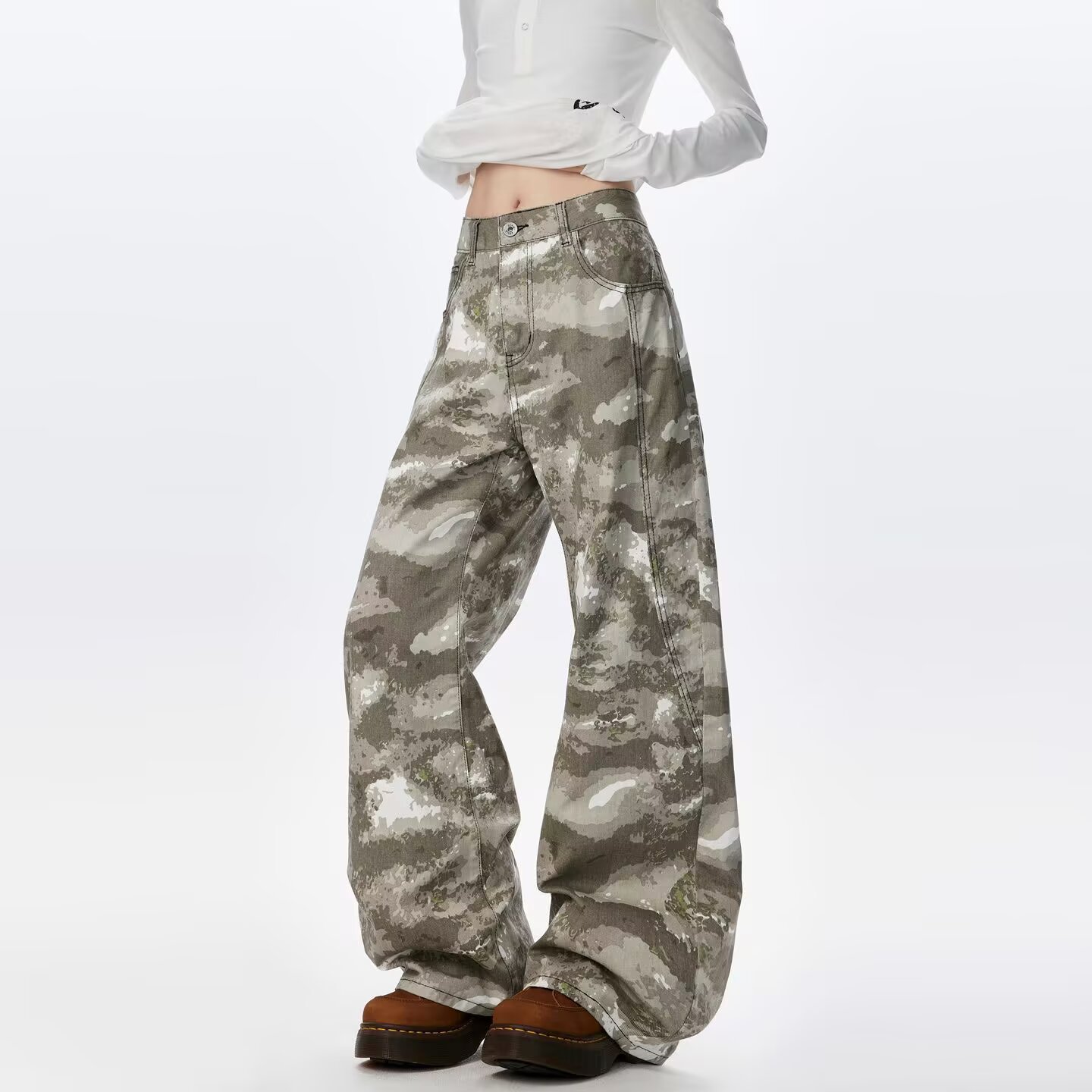 [286]迷彩大口袋工装裤A079-K8839-P47，男装工装外套，电商A079