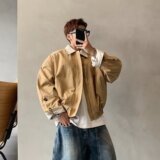 【网6】夹克男装2025新款男士秋装上衣A079-W230-P63，男装夹克，电商A079