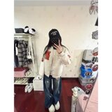 棉衣时尚慵懒潮流气质刺绣拼皮棒球服A079-WT104-P65，男装棉衣，电商A079