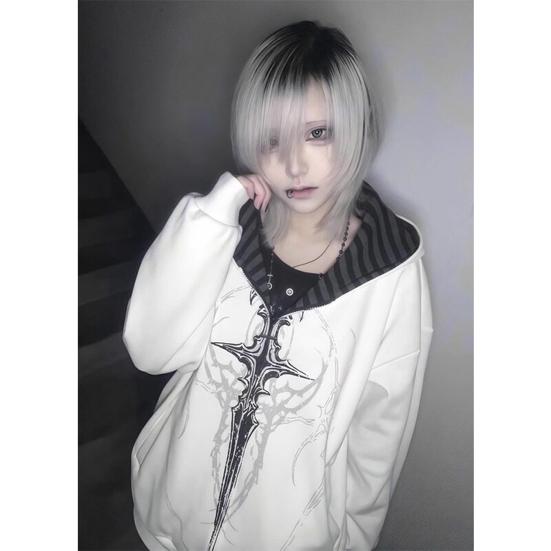 【180】外套连帽卫衣宽松印花上衣情侣款A079-JK215-P52,女装短外套,电商A079