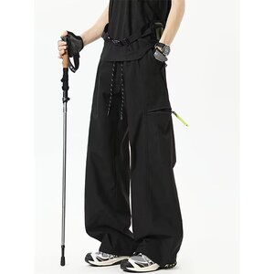 [002]冲锋裤男女大口袋工装休闲裤潮牌运动裤A079-K24142-P49图片