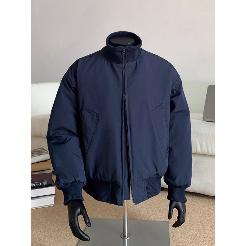 【65】夹棉棉服立领黑男潮牌夹克宽松冬季棉服外套A079-1030-P74,男装夹克,电商A079