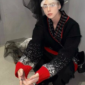 【网126】撞色V领毛衣男A079-V12-P58图片