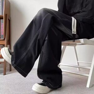 【294】直筒牛仔裤男春秋款加大大码男装A079-1042-P40图片