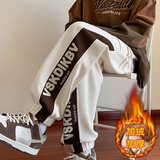 【235】加绒加厚休闲裤子宽松运动长裤A079-K099加绒-P41，女装休闲裤，电商A079