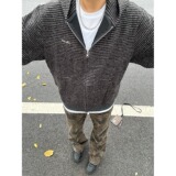 【11】连帽卫衣男款新款潮牌宽松情侣青外套A079-WY2034-P48，女装短外套，电商A079