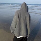 【122】秋冬季半拉链连帽毛衣男针织外套A079-MY108-P57，男装针织衫/毛衣，电商A079