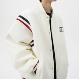 [001]刺绣拼接棒球服男女潮牌宽松情侣百搭外套A079-J811-P61，女装短外套，电商A079